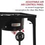 Gas One B-3600H Propane 200,000-BTU Single Outdoor Brewing Burner with Adjustable Height 0-20PSI High Pressure