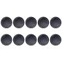 Prescott Plastics 1 Inch Round Plastic Plug, Pipe Tubing End Cap, Durable Chair Glide (10)
