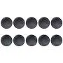 Prescott Plastics 1 Inch Round Plastic Plug, Pipe Tubing End Cap, Durable Chair Glide (10)