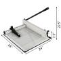 Mophorn Paper Cutter A3 Industrial Heavy Duty Guillotine Trimmer 17Inch 400 Sheets Heavy Duty Paper Cutter Trimmer Machine (A3-17Inch)