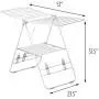 Honey-Can-Do Heavy Duty Gullwing Drying Rack, White Metal Honey-Can-Do Heavy Duty Gullwing Drying Rack, White Metal