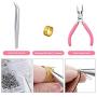 PP OPOUNT 1128 Pieces Earring Making Supplies Kit with Earring Hooks, Jump Rings, Pliers, Tweezers, Jump Ring Opener for Earrings Making and Repairring (Assorted Colors)