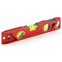 Kapro 923-10-10 Cast Aluminum Toolbox Level with Plumb Site, 10-Inch