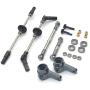 Tongina Metal Upgrade Full Metal Spare Part Accessories Set Bridge Axle Bearing Linkages for WPL B14 B16 B24 C14 C24 (for 6WD)