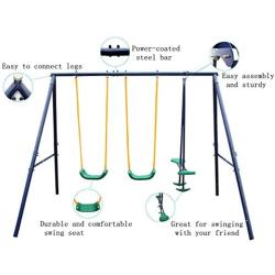 Movement God Metal A-Frame Swing Set