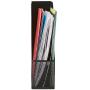 Mind Reader BINDMAG2-BLK 2 Piece Mesh Holder, Office Desk Accessories Decorative File Box, Sturdy Magazine Organizer, Black