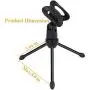Desktop Microphone Stand, Upgraded Angle Adjustable Tripod Table Mic Stand for Recording Microphone or Other Microphone Desktop Microphone Stand, Upgraded Angle Adjustable Tripod Table Mic Stand for Recording Microphone or Other Microphone