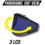 TGR Panoramic 180 View Solar Powered Auto Darkening Welding Helmet - True Color (MATTE CARBON FIBER)