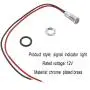 mxuteuk 5 Pcs 12V-24V 6mm 1/4'' LED Metal Indicator Light Raised Head Waterproof Signal Lamp Red Yellow Blue Green White with Wire for Car Truck Boat M6-12P mxuteuk 5 Pcs 12V-24V 6mm 1/4'' LED Metal Indicator Light Raised Head Waterproof Signal Lamp Red Yellow Blue Green White with Wire for Car Truck Boat M6-12P