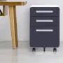 File Cabinet Mobile, Merax 3 Drawer Metal Pedestal Filing Cabinets with 2 Lock Keys, 5 Rolling Casters, Fully Assembled Storage for Home Office Modern Vertical Hanging Folders A4 Letter Size (Gray) File Cabinet Mobile, Merax 3 Drawer Metal Pedestal Filing Cabinets with 2 Lock Keys, 5 Rolling Casters, Fully Assembled Storage for Home Office Modern Vertical Hanging Folders A4 Letter Size (Gray)