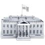 Metal Earth Fascinations 3D Metal Model Kits Set of 3 - White House - Washington Monument - US Capitol