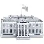 Metal Earth Fascinations 3D Metal Model Kits Set of 3 - White House - Washington Monument - US Capitol
