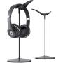 Headphone Stand, Desktop Headset Holder - Lamicall Desk Earphone Stand, for All Headsets Such as HyperX Gaming Headphones, Beats/Sony/Sennheiser Music Headphones - Black