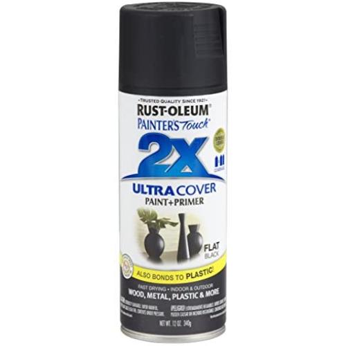 Rust-Oleum 249127-6 PK Painters Touch 2X Ultra Cover, 6 Pack, Flat Black