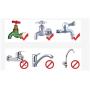 Screen Printing Washout Booth, Metal Hose Nozzle Auto High Pressure Wash Gun Sprayer