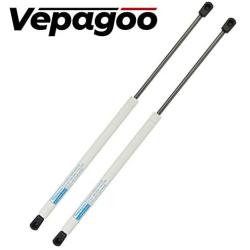 C1608055 19.7 inch 120Lbs Gas Shock Struts for RV Queen Bed Truck Tonneau Cover Camper Shell Shed Window Floor Hatch Door and DIY Heavy Duty Lid Door, Set of 2 White.