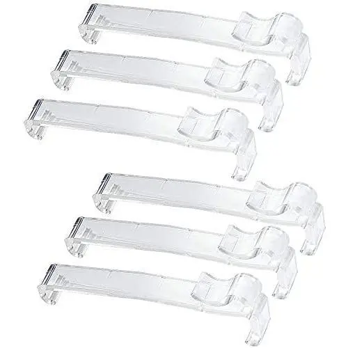 cuteLEC Valance Clips 3-1/4inch 6 PCS Clear Plastic for Window Faux Wood Blinds Parts,Accessory,Components cuteLEC Valance Clips 3-1/4inch 6 PCS Clear Plastic for Window Faux Wood Blinds Parts,Accessory,Components