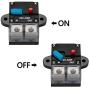 12V-24V DC Car Audio Inline Circuit Breaker 200A Reset Fuse Holder for Stereo Switch System Protection (New-200A)