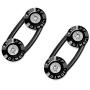 iJDMTOY Universal Fit Black Finish JDM Quick Release Fastener Kit For Car Bumper Trunk Fender Hatch Lid