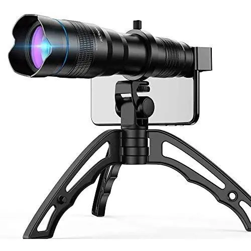 Apexel High Power 36x HD Telephoto Lens with Tripod for iPhone XR,XS MAX,XS,X,8,7,6,6Plus Android Smartphone Apexel High Power 36x HD Telephoto Lens with Tripod for iPhone XR,XS MAX,XS,X,8,7,6,6Plus Android Smartphone