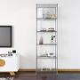 Himimi 6-Tier Wire Shelving Unit, Free Standing Shelf, Metal Storage Shelves, Heavy Duty Organizer Rack for Garage, Kitchen, Living Room, Bathroom, 21.26L x 11.42W x 62.99H, Silver