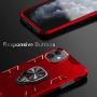 iPhone 11 Case, Maxuni iPhone 11 Protective Case with Ring Kickstand, Drop Tested Anti-Scratch Impact-Resistant Bumpers Cover with Stand Metal Plate to Magnetic Car Mount(6.1 inch)