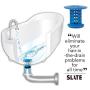 TubShroom The Revolutionary Tub Drain Protector Hair Catcher/Strainer/Snare, Blue