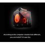 CONISY 120 mm Computer Case Cooling Fan Ultra Quiet LED PC Gaming High Airflow Fans (Orange)