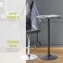 Pearington Lucia Round Bar and Pub Table with Faux Marble Top, 1 Pack, Pearington Lucia Round Bar and Pub Table with Faux Marble Top, 1 Pack,