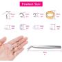Earring Hooks for Jewelry Making, Shynek 2500Pcs Earring Making Supplies kit with Earring Hooks, Open Jump Rings, Earring Backs for Jewelry Making and Repair