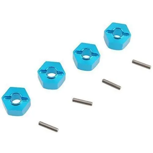 Hobbypark Aluminum Wheel Hex Hubs 12mm Drive Adapter with Pins 2x10 mm for RC Car Upgrade Replacement Parts (Pack of 4) Hobbypark Aluminum Wheel Hex Hubs 12mm Drive Adapter with Pins 2x10 mm for RC Car Upgrade Replacement Parts (Pack of 4)