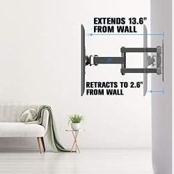 Mounting Dream Full Motion Monitor Wall Mount TV Bracket for 10-26 Inch LED, LCD Flat Screen TV and Monitor, TV Mount with Swivel Articulating Arm, Monitor Mount Up to VESA 100x100mm and 33LBS MD2463