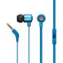 Wicked Audio Panic Earbuds with Metal Housing and Enhanced Bass, (Bluejay)