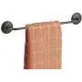 mDesign Decorative Metal Large Towel Bar - Strong Self Adhesive - Storage and Display Rack for Hand, Dish, and Tea Towels - Stick to Wall, Cabinet, Door, Mirror in Kitchen, Bathroom - Bronze mDesign Decorative Metal Large Towel Bar - Strong Self Adhesive - Storage and Display Rack for Hand, Dish, and Tea Towels - Stick to Wall, Cabinet, Door, Mirror in Kitchen, Bathroom - Bronze
