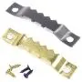 DaTools 120 Pcs Sawtooth Picture Hangers with 240 PCS Screws,Double Hole Sawtooh Frame Hanging Hooks for Paintings Photos Art & Home Décor DaTools 120 Pcs Sawtooth Picture Hangers with 240 PCS Screws,Double Hole Sawtooh Frame Hanging Hooks for Paintings Photos Art & Home Décor