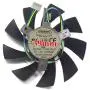 inRobert DIY Two Ball Bearing Video Card Cooling Fan for Zotac GTX 1060 Mini