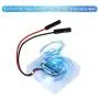 Raspberry Pi 4 Fan Quite: 4pcs DC Brushless Cooling Fan 30mm LED Heatsink Cooler Radiator Connector Separating 1 to 2 Interface 3.3V 5V for Raspberry Pi 4 3B+ 3B 2B+