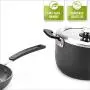GreenPan Levels Stackable Hard Anodized Ceramic Nonstick, Cookware Pots and Pans Set, 11 Piece, Black