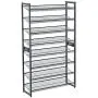 SONGMICS 8-Tier Shoe Rack, Set of 2 Stackable 4-Tier Shoe Organizers, Metal Mesh Shoe Shelf Storage, Adjustable Flat or Angled Shelves, Cool Gray ULMR08GB SONGMICS 8-Tier Shoe Rack, Set of 2 Stackable 4-Tier Shoe Organizers, Metal Mesh Shoe Shelf Storage, Adjustable Flat or Angled Shelves, Cool Gray ULMR08GB