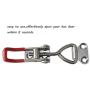YUEPIN Toggle Clamp, 304 Stainless Steel Pull Latch Adjustable Holding Capacity 220Lbs (4001-4pcs)