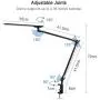PHIVE LED Desk Lamp, Architect Clamp on Desk Light, Eye-Caring Metal Swing Arm Drafting Table Lamp, Dimmable, 4 Color Modes - Great for Workbench, Office, Task, Reading, Drawing (Upgraded Version)