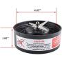 Wadoy N17-1001 Blade with Drive Socket Kit Compatible with Nutribull-et RX Blender Replacement Parts Fit 1700 Watt Ma-gic Bu-llet