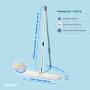 Tidy Tools 30 Inch Cotton Dust Mop - 30 X 5 Wide Mop Head with Cut Ends (60 Inch Extendable Metal Telescopic Handle)