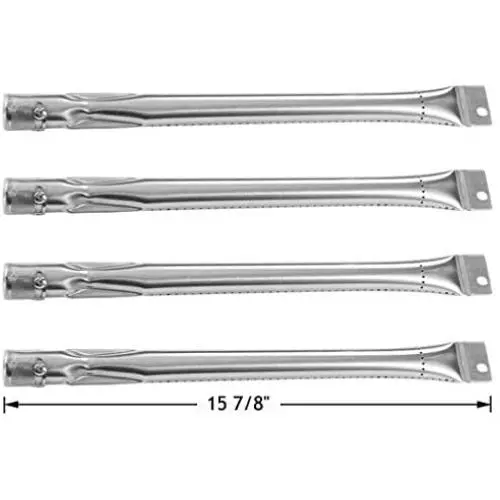 YIHAM KB846 Gas Grill Burner Replacement Parts for Charmglow 810-7400-S, 810-7420-S, 810-7440-S, 810-7600-S, Brinkmann Pro Series, Uniflame Barbecue Grills, 15 7/8 inch, Stainless Steel, Set of 4 YIHAM KB846 Gas Grill Burner Replacement Parts for Charmglow 810-7400-S, 810-7420-S, 810-7440-S, 810-7600-S, Brinkmann Pro Series, Uniflame Barbecue Grills, 15 7/8 inch, Stainless Steel, Set of 4