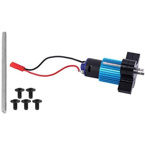 Dilwe RC Car Gearbox, Metal Speed Change Gear Box for WPL 1663 RC Car Accessory Parts(Black)