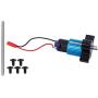 Dilwe RC Car Gearbox, Metal Speed Change Gear Box for WPL 1663 RC Car Accessory Parts(Black)