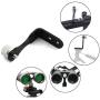 HJ Garden Binocular Tripod Mounting Adapter L-Shaped Mount Holder for Connecting Binocular Telescope and Camera Tripod,Versatile Binocular Metal Fixed Bracket Mount