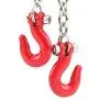 Metal RC Trailer Tow Hooks, Metal RC Trailer Tow Hooks Part Accessories Tow Hook Trailer Chain Kit RC Crawler with Chain for SCX10 D90 1:10 RC Crawler Climbing Car