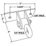 Barn-Shed-Play 2 Hole Heavy Duty Hangers and Springs Porch Swing Hanging Kit