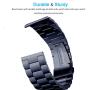 Koreda Compatible with Samsung Galaxy Watch 42mm/Galaxy Watch 3 41mm/Active 40mm/Active 2 40mm 44mm Bands Sets, 20mm Stainless Steel Metal Band + Mesh Loop Replacement Bracelet Strap for Gear Sport